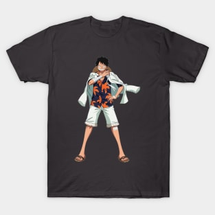 Luffy One Piece Gold T-Shirt